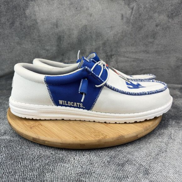 Hey Dude Wally Tri Kentucky Shoes Mens Size 15 White Wildcats Canvas Sneakers main image 9